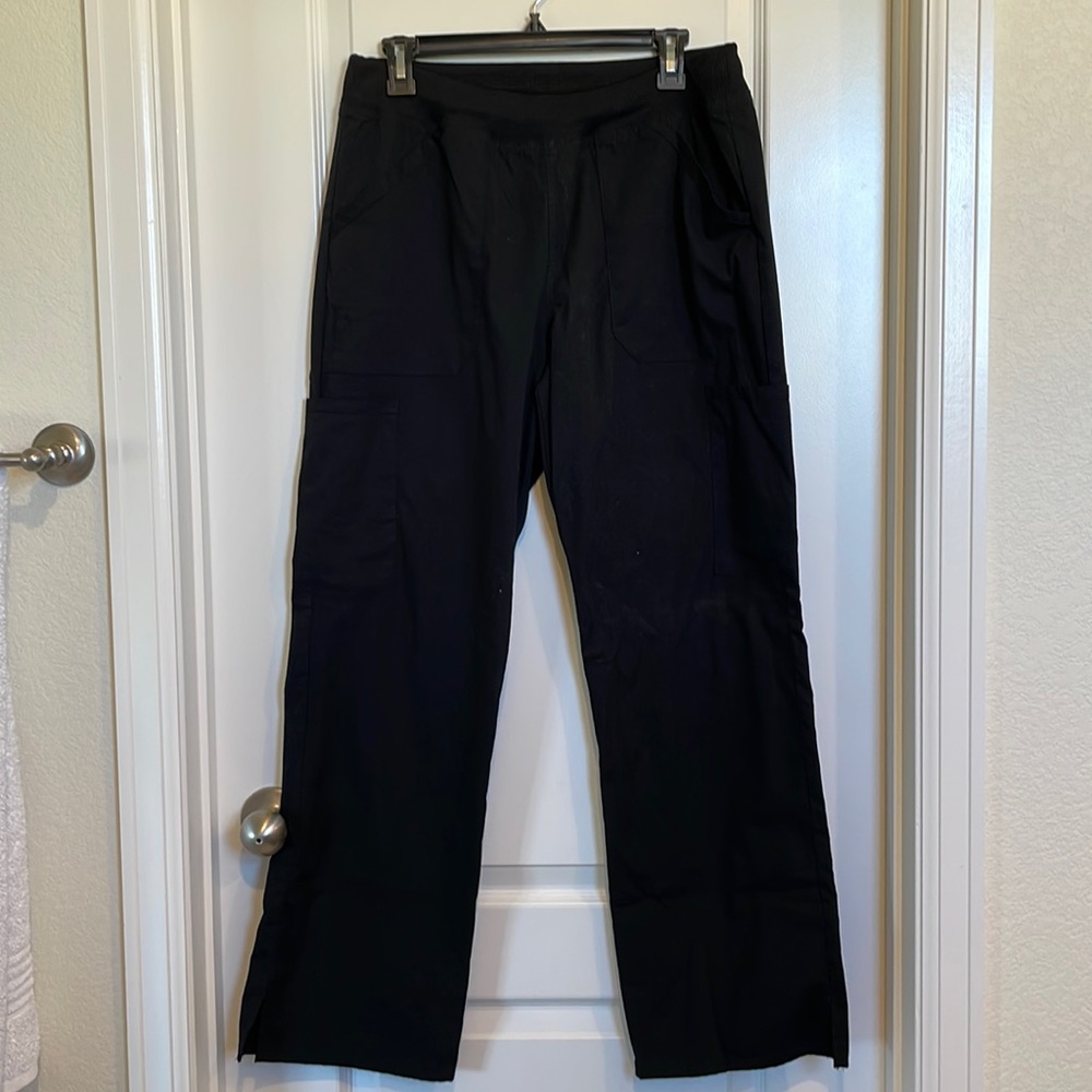 Cherokee Women Scrubs Pant Workwear Professionals Mid Rise Straight Leg Pull-On